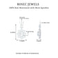 1.2 Carat Certified Moissanite Bridal Pendant Necklace