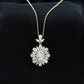 1.2 Carat Certified Moissanite Bridal Pendant Necklace