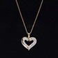 Certified Moissanite Open Heart Pendant