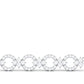 Certified Moissanite Bar Necklace for Women