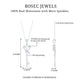 Vintage Moissanite Key Pendant for Women
