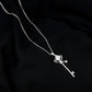 Vintage Moissanite Key Pendant for Women