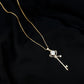 Vintage Moissanite Key Pendant for Women