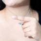 Emerald Heart and Infinity Chain Necklace for Women
