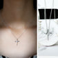 Diamond Cross Pendant Necklace for Women