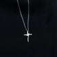 Diamond Cross Pendant Necklace for Women