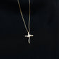 Diamond Cross Pendant Necklace for Women