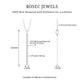 Round Cut Diamond Bar Necklace For Women