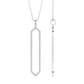 Collar Geométrico de Diamantes Certificados para Mujer