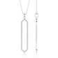 Collar Geométrico de Diamantes Certificados para Mujer