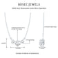 Certified Moissanite Three Stone Stackable Necklace
