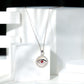 Real Ruby and Diamond Evil Eye Pendant Necklace