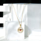 Real Ruby and Diamond Evil Eye Pendant Necklace