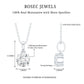 1.36 Carat Round Moissanite Solitaire Pendant Necklace in Prong Setting