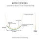 Certified Lab Grown Emerald Curved Bar Necklace