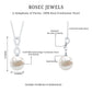 8 Carat Round Freshwater Pearl Drop Infinity Pendant with Diamond