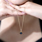 2 Carat Black Onyx Heart Pendant with Diamond