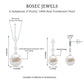 Freshwater Pearl Simple Dangle Drop Pendant and Earrings Set with Diamond