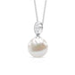 8 Carat Freshwater Pearl Drop Pendant with Diamond