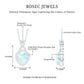 2 Carat Heart Shape Ethiopian Opal Infinity Pendant with Diamond