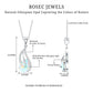 2 Carat Pear Shaped Ethiopian Opal and Diamond Leaf Pendant