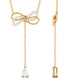 Certified Diamond Drop Bow Necklace