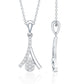Certified Round Cut Diamond Cluster Necklace