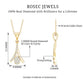 Certified Round Cut Diamond Cluster Necklace