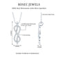 Minimal Moissanite Infinity Knot Pendant Necklace
