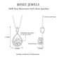 0.9 Carat Solitaire Moissanite Infinity Pendant with Certificate