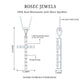Certified Moissanite Cross Pendant Necklace for Women