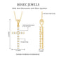 Certified Moissanite Cross Pendant Necklace for Women