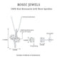 Certified Moissanite Minimal Jewelry Set