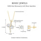 Certified Moissanite Minimal Jewelry Set