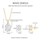 Certified Moissanite Oval Necklace and Earrings Set