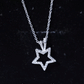 Certified Moissanite Star Shape Pendant