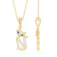 Certified Diamond Kitty Necklace For Women
