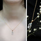 Certified Diamond Kitty Necklace For Women