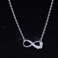 Diamond Infinity Pendant Necklace For Women