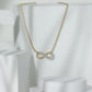 Diamond Infinity Pendant Necklace For Women