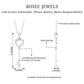 Diamond Heart Key Pendant Necklace For Women