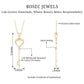 Diamond Heart Key Pendant Necklace For Women