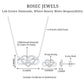 Round Cut Diamond Infinity Heart Jewelry Set