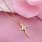 Diamond Cross Pendant Necklace for Women