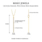 Round Cut Diamond Bar Necklace For Women
