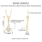 Certified Round Cut Diamond Cluster Necklace