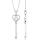 Vintage Style Diamond Key Necklace For Women