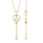 Vintage Style Diamond Key Necklace For Women