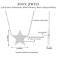 Diamond Star Pendant Necklace in Pave Setting