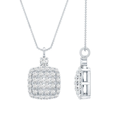 Certified Brilliant Cut Diamond Pendant Necklace